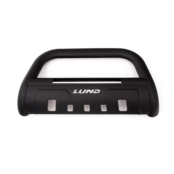 Lund 47121207 Bull Bar with Integrated LED Light Bar, Black Steel for 2011-2016 Ford F-250 to F-550 Clearance