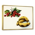 thumbnail image 3 of Designart 'Red Berries and Banana' Farmhouse Framed Canvas Wall Art Print, 3 of 5