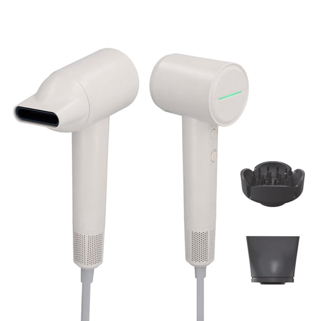 Secador de Pelo Profesional H3, Motor de Alta Velocidad 110,000 RPM, 2 Temperaturas, 4 Niveles de Intensidad, Boquilla Direccionadora, Tecnología Iónica y Accesorios Magnéticos – Diseño Moderno e Idea