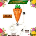 thumbnail image 4 of Globos De Hoja De Zanahoria - 80 Cm, Juego De 4 - Globos De Zanahoria Para Una Fiesta De Cumpleaños Con Temática De Vegetales - Decoraciones De Fiesta Con Temática De Plantas - Globo De Zanahoria, 4 of 5
