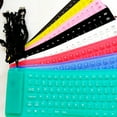thumbnail image 6 of NIBOLOG 85 Keys USB Wired Waterproof Folding Silicone Keyboard for PC Laptop Notebook, 6 of 8