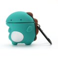 thumbnail image 3 of Tyoroy Funda De Dinosaurio 3D Para Airpod 2Nd/Airpod 1St 3D Cute Cartoon Soft Case Para Niños, Adolescentes, Niñas, Mujeres, Encantador Personaje Dinosaurio Con Llavero Para Airpod 1St Y 2Nd Case (Din, 3 of 5
