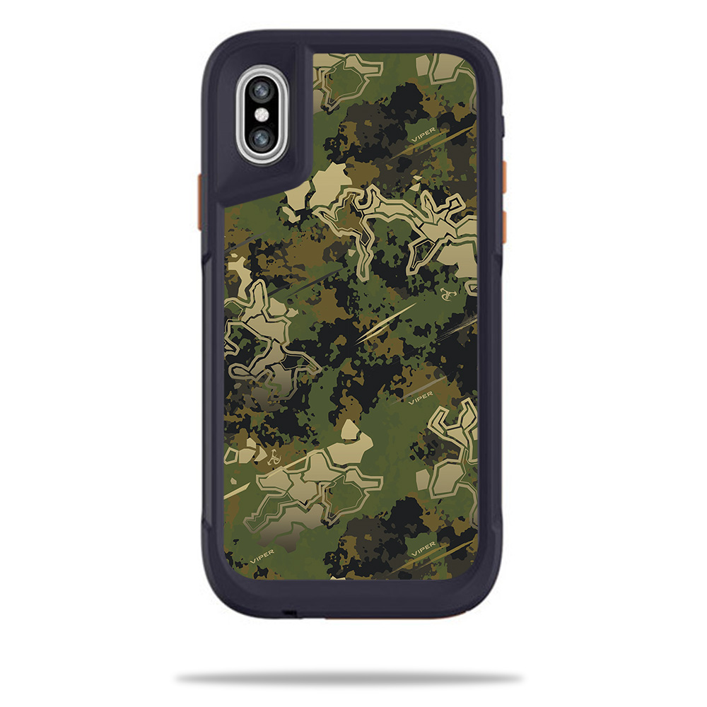 Skin Decal for OtterBox Pursuit iPhone X or XS Case sticker Artic Camo