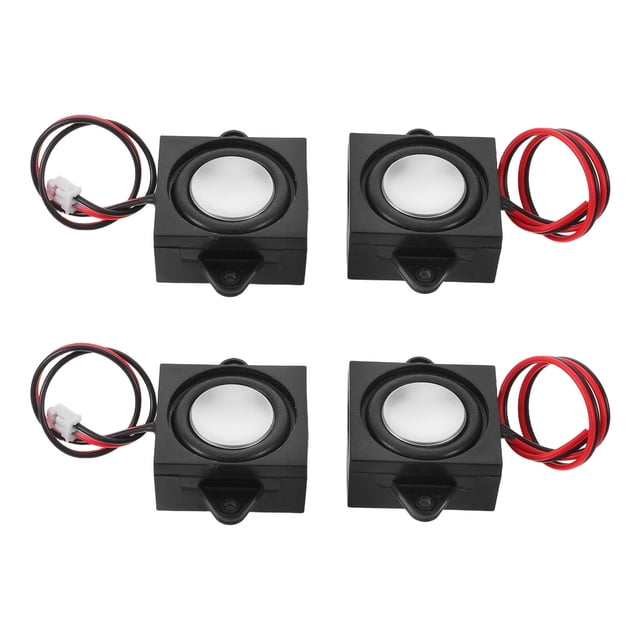 TABLETREANDS 4Ud Altavoces Full Range 3W 4 Ohm Para Audio En Proyectos Electrónicos Caseros
