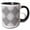 Black/White, variant on 3drose, Seamless Abstract Monochrome Geometrical Dot Pattern Background Design, 11oz Magic Transforming Mug