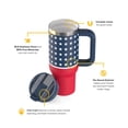 thumbnail image 3 of RTIC 30 oz Tumbler, Ceramic Lined, Leak-Resistant Straw Lid, Road Trip, Stars, 3 of 8