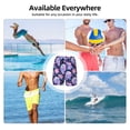 thumbnail image 5 of Kdxio crystal Skull flower Print Men's Swim Trunks with Compression Liner 7 Inch Inseam Quick Dry Swim Shorts, 5 of 5