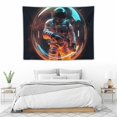 thumbnail image 3 of ONETECH  Astronaut Space Tapestry, UV Reactive Galaxy Universe Planet Glow in Dark Tapestries for Men, Boys and Teens Cool Poster, 3 of 7