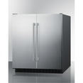thumbnail image 2 of FFRF3070BSS 30 Side-by-Side Compact Refrigerator and Freezer with 5.4 cu. ft. Capacity  LED Lighting  Frost Free Operation  High Temperature and Open Door Alarm  in Stainless Steel with Blac, 2 of 5