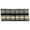 Grey and Brown, variant on Pompeii Collection - 2" Width PLEATED TRIM (25 Yard Roll) - BF-1398-02/16 Black and Sable