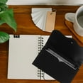 thumbnail image 4 of LEORX Lightweight Black Plastic Receipt Holder Folder for Travel and Office, 4 of 7