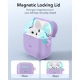 thumbnail image 4 of Funda para AirPods 4 ESR HaloLock con MagSafe Purple, 4 of 9