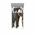 thumbnail image 1 of Ambesonne Animal Fitted Sheet & Pillow Sham Set, Exotic Savannah Creature, Twin, Grey, 1 of 3