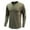 Army Green, variant on LYXSSBYX Men's Performance Long Sleeve Shirt Moisture Wicking Crew T-Shirt Beefy Muscle Basic Solid Pure Color Blouse Tee Top