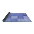 thumbnail image 2 of Ahgly Company Indoor Rectangle Checkered Blue Modern Area Rugs, 5' x 7', 2 of 4