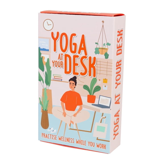 Yoga at Your Desk | Desk Yoga | Wellness Card Pack | Chair Yoga