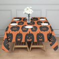 thumbnail image 3 of Pumpkin Spooky Square Table Cover Wrinkle Resistant Washable Happy Halloween Tablecolths Tablecloth for Halloween Birthday Wedding Graduation (52x52 Inch), 3 of 6
