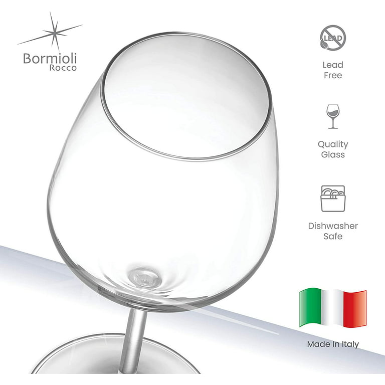 8 Symphony Break Resistant Wine Glasses - Signed Luigi Bormioli