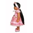 thumbnail image 4 of Pink Satin Dress with Headband & Matching Babydoll for 18-Inch Dolls | Dolls Clothes, 4 of 6