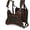 291 Brown, variant on Thick Crazy horse Leather Triangle Crossbody Sling Chest Bag Travel One Bag Daypack For Men Male 3028