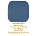 thumbnail image 6 of Memory Foam Honeycomb Non-Slip Back Chair/Seat 16" x 16" Cushion Pad 6 Pack, 6 of 7