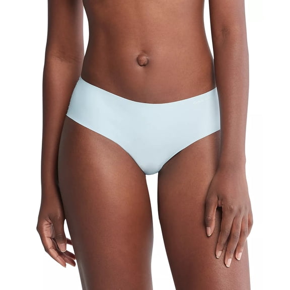 Calvin Klein Women’s Invisibles Hipster Panty, Aqua, Medium