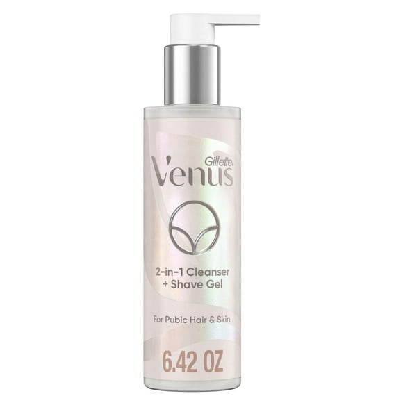 Nettoyant + gel à raser 2 enillette Venus pour la peau et les poils pubiens 6,4 oz