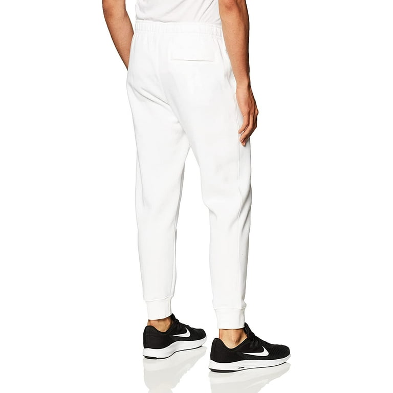 Men's Nike Sportswear White/White/Black Club Fleece Jogger (BV2671 100) -  XL 