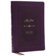 KJV Holy Bible: Giant Print Thinline Bible, Purple Leathersoft, Red Letter, Comfort Print: King James Version (Vintage Series) (Other)
