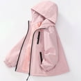 thumbnail image 6 of Liyamei Girls Hooded Rainproof Jacket with Detachable Hood for Outdoor Wear Size 3-4 Years, 6 of 6