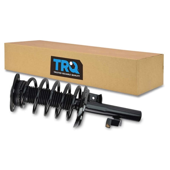 TRQ Front Left Complete Strut & Coil Spring Assembly Drivers Side Fits Select 2007-2013 Volvo S80 2008-2010 V70 2008-2013 XC70
