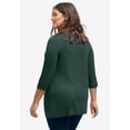 thumbnail image 2 of Ellos Women's Twisted Knot-Front Tunic Tunic, 2 of 4