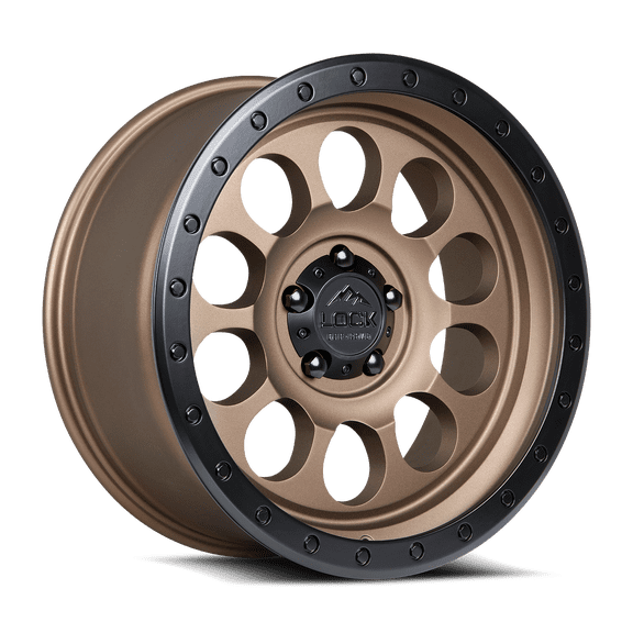 Lock Off-Road 50 CAL Matte Desert Bronze with Matte Black Ring 9-17