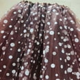 thumbnail image 6 of KHONTS Women's Polka Dot Tulle Tutu Skirt Layered Ballet Tutu Skirts Coffee One Size, 6 of 6