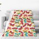 thumbnail image 1 of Balery Colorful Butterflies Manta de Felpa Suave y Acogedora – Cobija de Franela Aterciopelada para Cama, Lavable y Cálida para Sofá, Mascotas, Transpirable-40"x30", 1 of 7