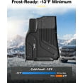 thumbnail image 5 of 3W Tesla Model Y Floor Mats, All-Weather TPE Floor Liner Compatible for Tesla Model Y 2020-2024 Full Set Black Floor Mats & Cargo Liner and Rear Seat Back Mats Accseeories for Tesla 5-Seater, 5 of 7