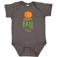 thumbnail image 3 of Inktastic Happy Fall Y'all, Pumpkin, Arrow - Orange Green Boys or Girls Baby Bodysuit, 3 of 5