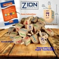 thumbnail image 2 of Zion Judaica Bulk Pack Wood Dreidels Medium Bulk-Pack Wooden Hanukkah Dreidles in Ziplock Bag Chanukah Fun Game Hanukah Spinning Tops (100 Pack), 2 of 6