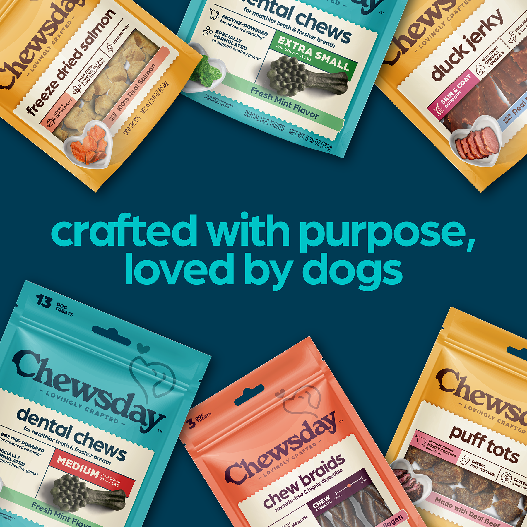 Chewsday Dog Dental Chews Fresh Mint Small, 24 Count photo 8