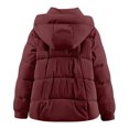 thumbnail image 5 of Winter Coats for Women Stylish Winter Jacket Short Coat With Hood Warm Quilted Outerwear Lightweight Windproof Thermal Insulation For Cold Weather Winter Jackets for Women, 5 of 5