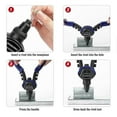 thumbnail image 4 of Rivet Gun Rivet Main Nut Guns Usage Intensif avec 2 Nez Remplaçables 50 Pcs Rivets, 4 of 5