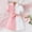 Pink, variant on ATOGUTA Graduation Dress for Girls Short Sleeve A-line Summer Holiday Birthday Formal Midi Dresses Pink, Size 4-9 Years