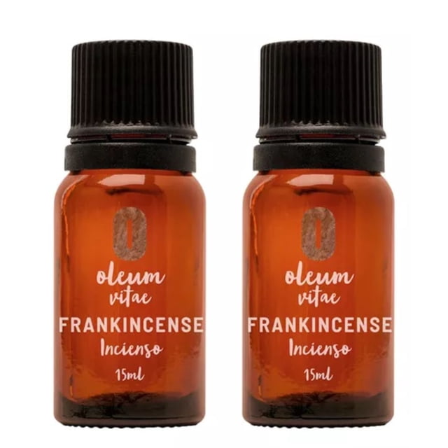 Kit Dúo Aceite Esencial De Incienso 100% Puro Y Orgánico