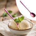 thumbnail image 2 of pdqouc Household Soup and Dessert Spoon Set, Long Handle Spoons for Family Meals, Kids’ Dining, or Restaurant Use, Versatile Mother’s Day Tableware Gift, 2 of 9