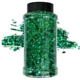 thumbnail image 1 of Glitter TORC, holográfico, grueso, verde esmeralda, 454 g, 1 of 7