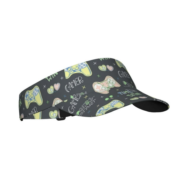 Balery Gamers Gorra deportiva con visera ajustable para mujer y hombre (talla única)