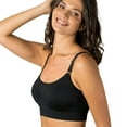 thumbnail image 3 of Coobie Seamless Bras for Women No Underwire Scoopneck Cami Bra 9012,Black,XL, 3 of 7