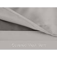 thumbnail image 5 of Covermates Square Dining Table Cover - Heavy-Duty Polyester, Weather Resistant, Covered Mesh Vent, Patio Table Covers, 52W x 52D x 25H, Ripstop Grey, 5 of 8