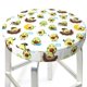 thumbnail image 3 of Balery Funny Avocado In Mexican Clothes Fundas de asiento para taburete de bar redondo de tela de terciopelo ajustables que protegen de arañazos y manchas para sillas de 14 a 17 pulgadas.-12 inch, 3 of 7