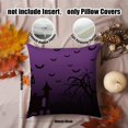 thumbnail image 2 of 2PCS Throw Pillow Covers, Decorative Thanksgiving Halloween Christmas Pillow Covers 18x18, Soft Cushion Pillow Cases for Sofa Couch Bed Livingroom Bedroom Chair Office Home Farmhouse Decor, No Insert, 2 of 6